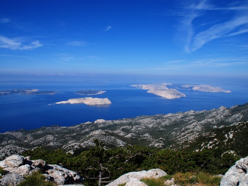 Lika destination np sjeverni velebit pogled na jadransko more
