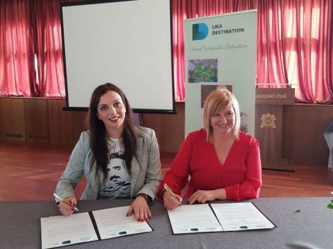 Lika destination - Agreement on cooperation between tourist clusters UNASANA and Lika Destination was signed
