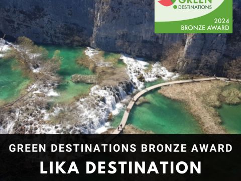 Lika destination - The Green Destinations certificate was presented to the Lika destination