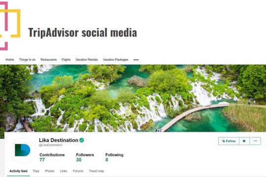 Profil Lika Destination na portalu TripAdvisor Profil Lika Destination na portalu TripAdvisor