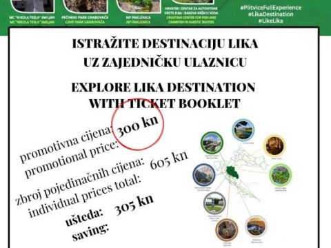 Lika destination - Zajednička ulaznica destinacije Lika