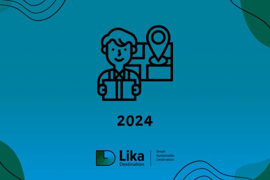 Turistički promet u destinaciji Lika za 2024. godinu