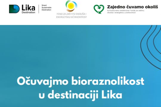 Brošura ‘‘Očuvajmo bioraznolikost u destinaciji Lika’’