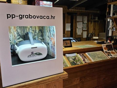 Lika destination - VR glasses in the Grabovača Cave Park: Virtual reality as a window into the underground world