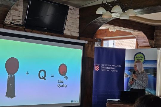 Lika Destination Cluster presented its work at a workshop of the Ministry of Tourism and Sports