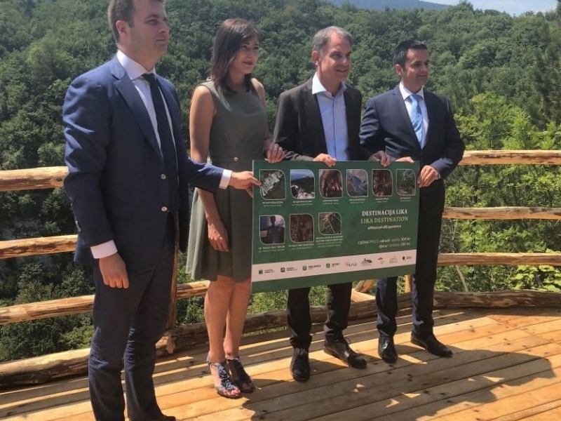 Otvorenje novog vidikovca u Nacionalnom parku Plitvička Jezera i predstavljanje zajedničke ulaznice Lika destinacije